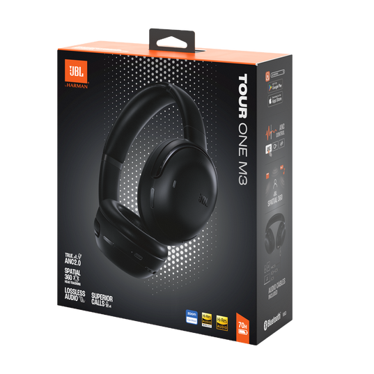 JBL Tour One M3 - Black - Wireless over-ear Noise Cancelling headphones - Detailshot 15